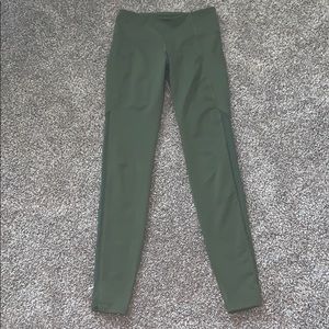 Olive green workout pants